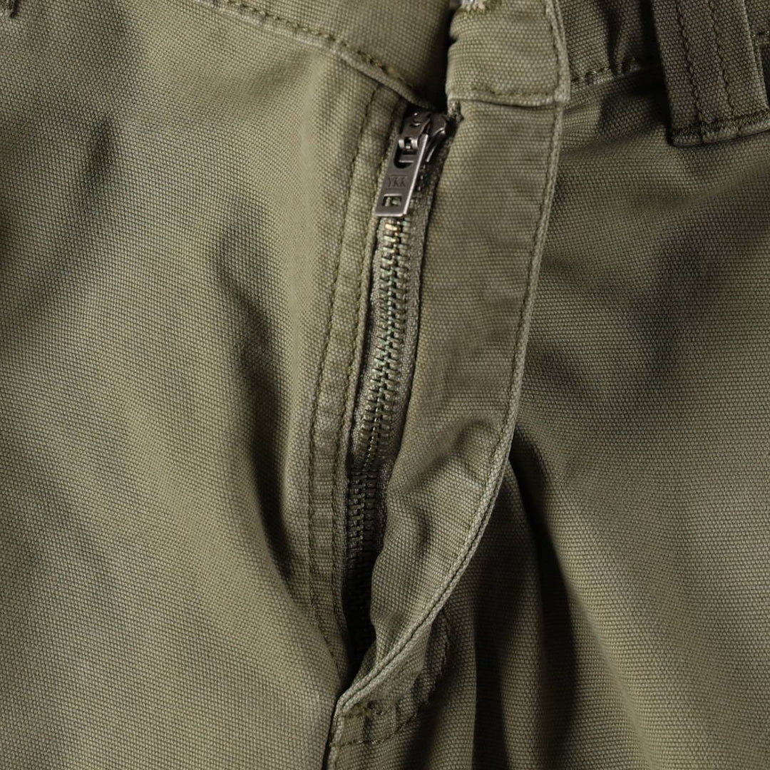 Carhartt Relaxed Fit Duck Cargo Shorts (Men's, equivalent to size W32) cotton Khaki type Vintage Second Hand