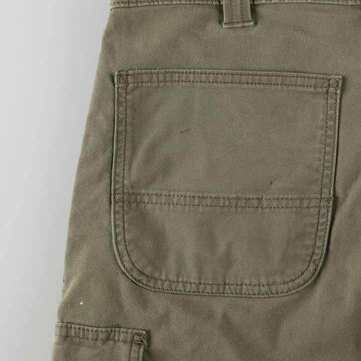 Carhartt Relaxed Fit Duck Cargo Shorts (Men's, equivalent to size W32) cotton Khaki type Vintage Second Hand