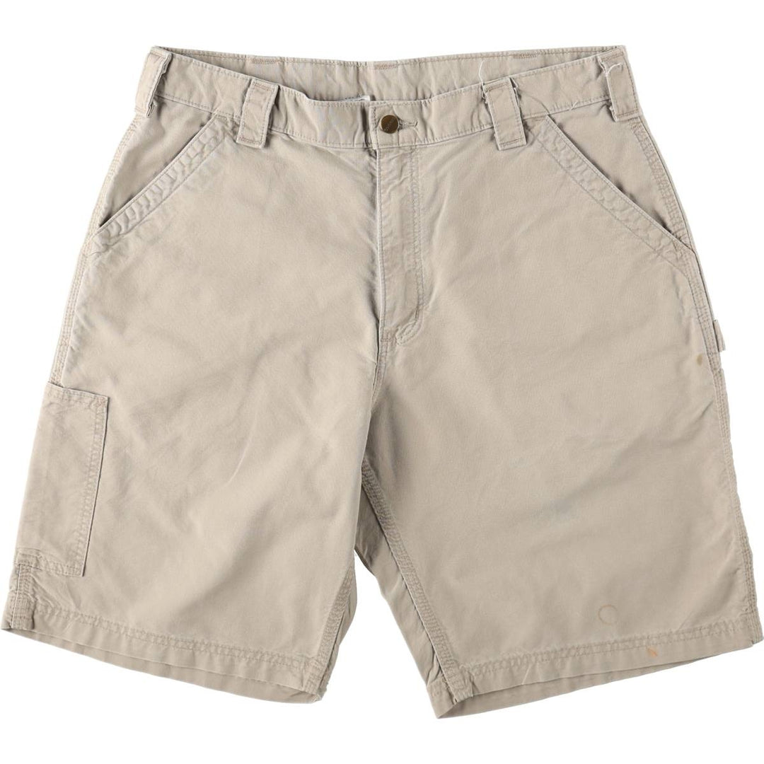Carhartt Duck Painter Shorts, Men's, W36 equivalent cotton Beige type Vintage Second Hand