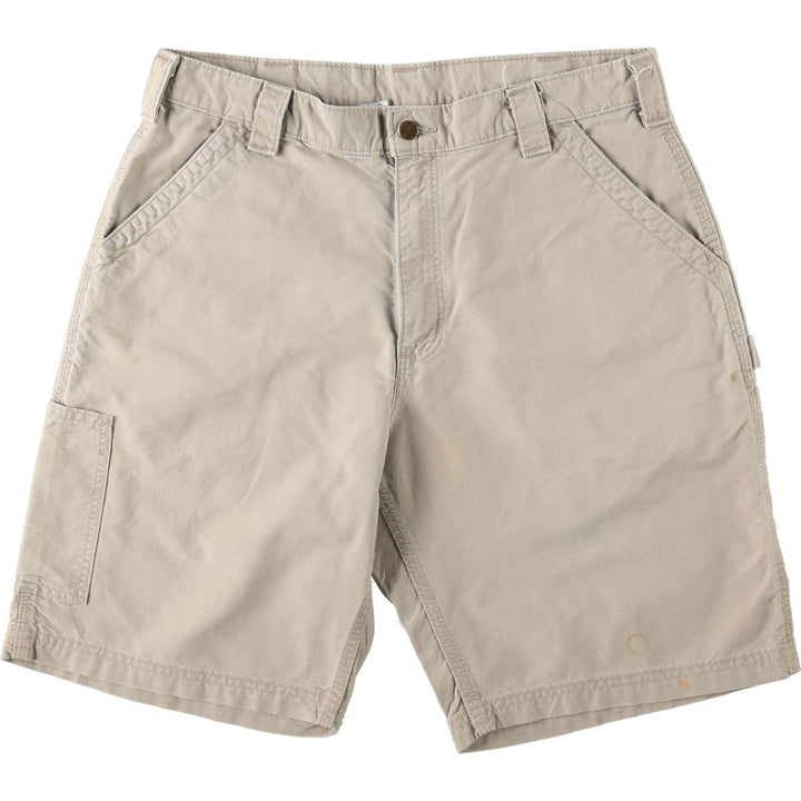 Carhartt Duck Painter Shorts, Men's, W36 equivalent cotton Beige type Vintage Second Hand