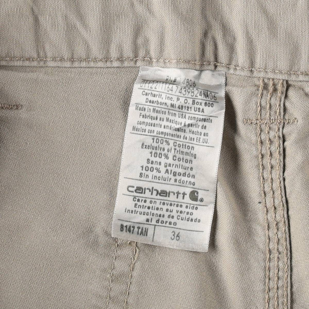 Carhartt Duck Painter Shorts, Men's, W36 equivalent cotton Beige type Vintage Second Hand