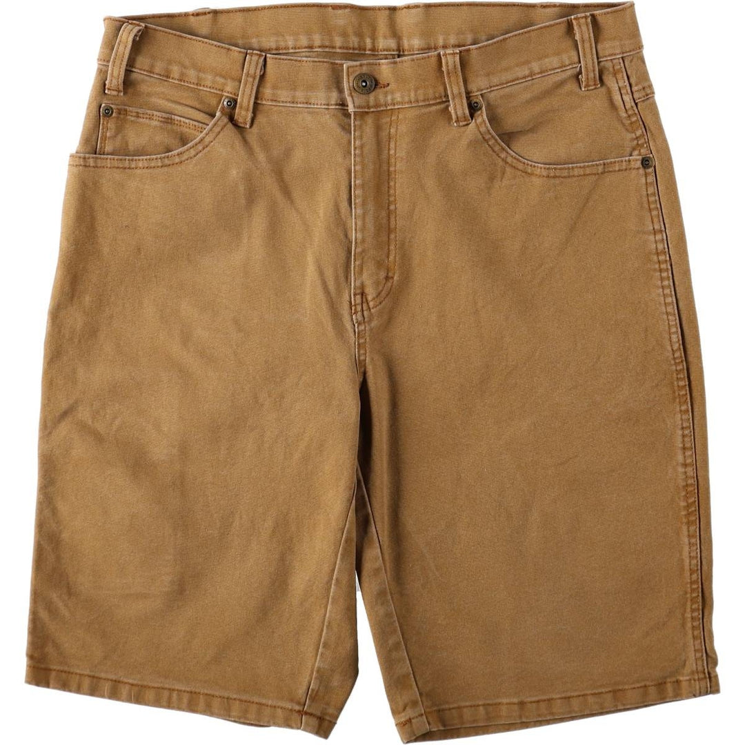 Dickies Duck Work Shorts, Men's, Size W35 cotton Camel type Vintage Second Hand