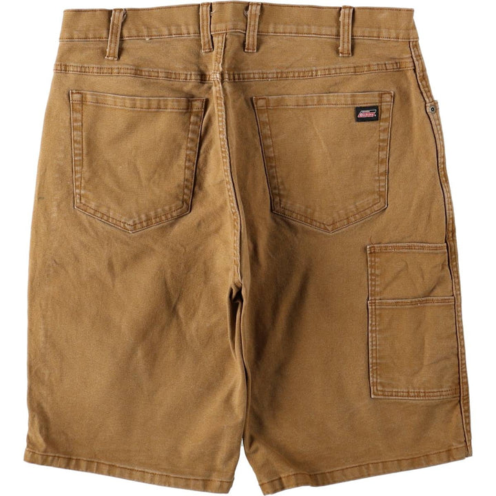 Dickies Duck Work Shorts, Men's, Size W35 cotton Camel type Vintage Second Hand