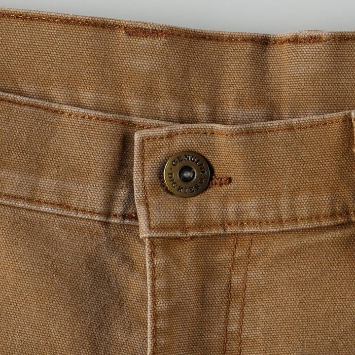 Dickies Duck Work Shorts, Men's, Size W35 cotton Camel type Vintage Second Hand