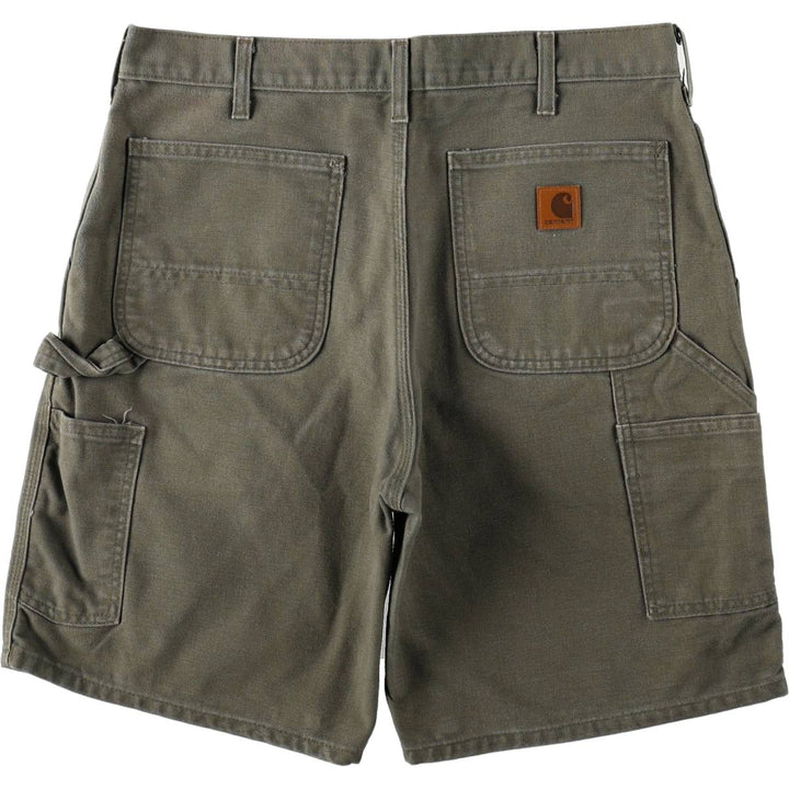 Carhartt ORIGINAL FIT Duck Painter Shorts, Shorts, Men's, W34 equivalent cotton Khaki type Vintage Second Hand