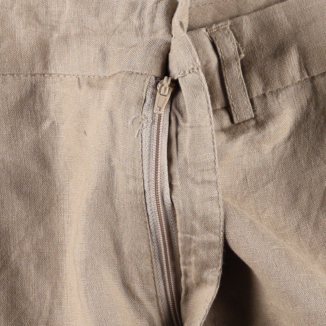 Tasso Elba Shorts, Men's W36 equivalent. linen Beige type Vintage Second Hand