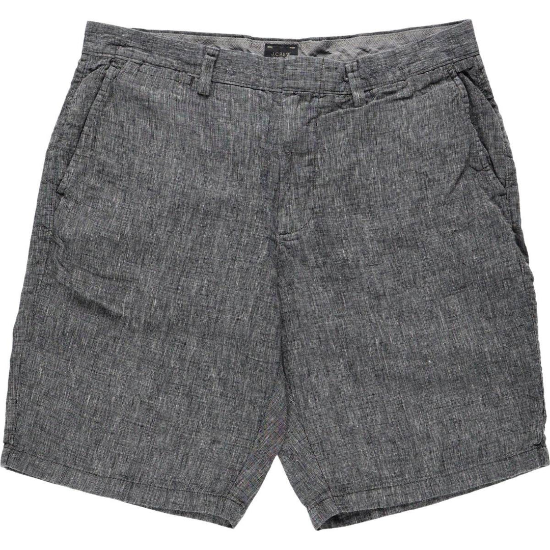 J.Crew linen shorts, men's size W36 (approx.) linen gray type Vintage Second Hand