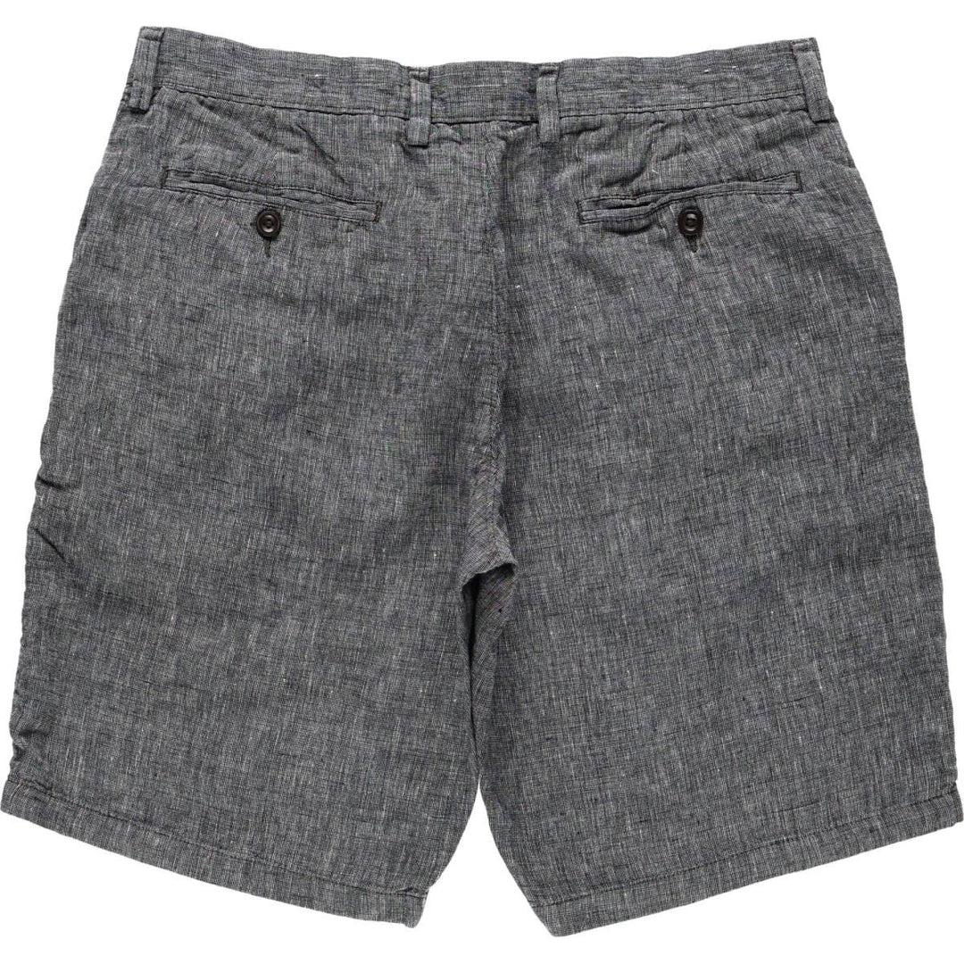 J.Crew linen shorts, men's size W36 (approx.) linen gray type Vintage Second Hand