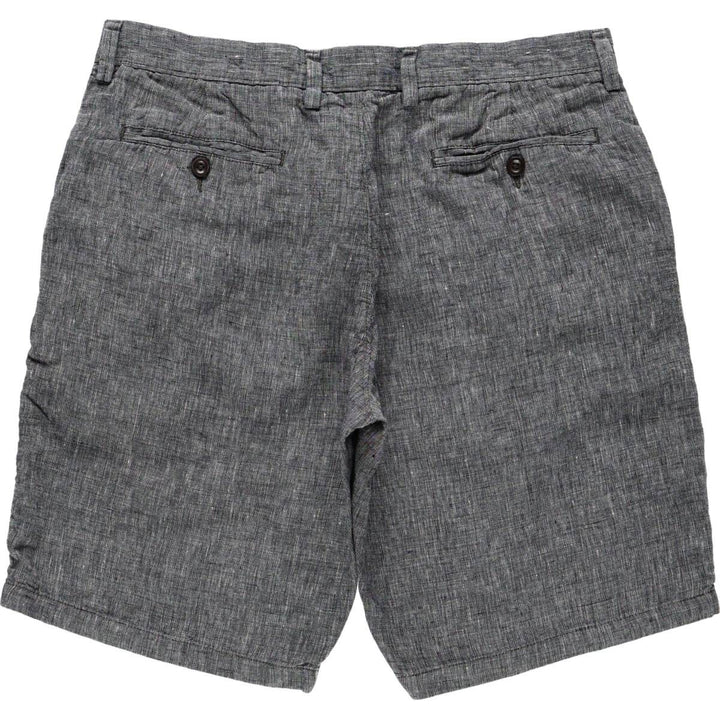 J.Crew linen shorts, men's size W36 (approx.) linen gray type Vintage Second Hand