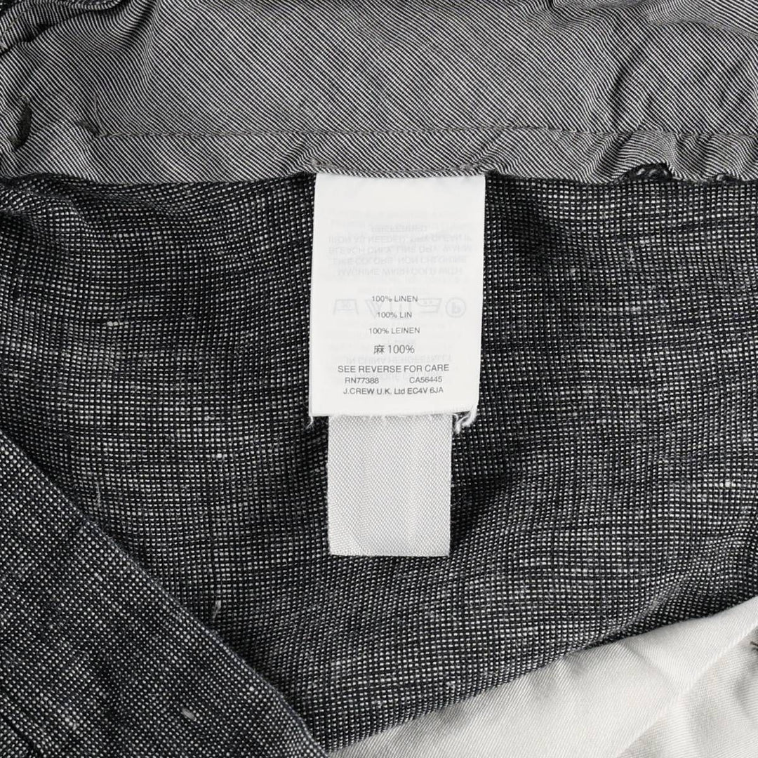 J.Crew linen shorts, men's size W36 (approx.) linen gray type Vintage Second Hand