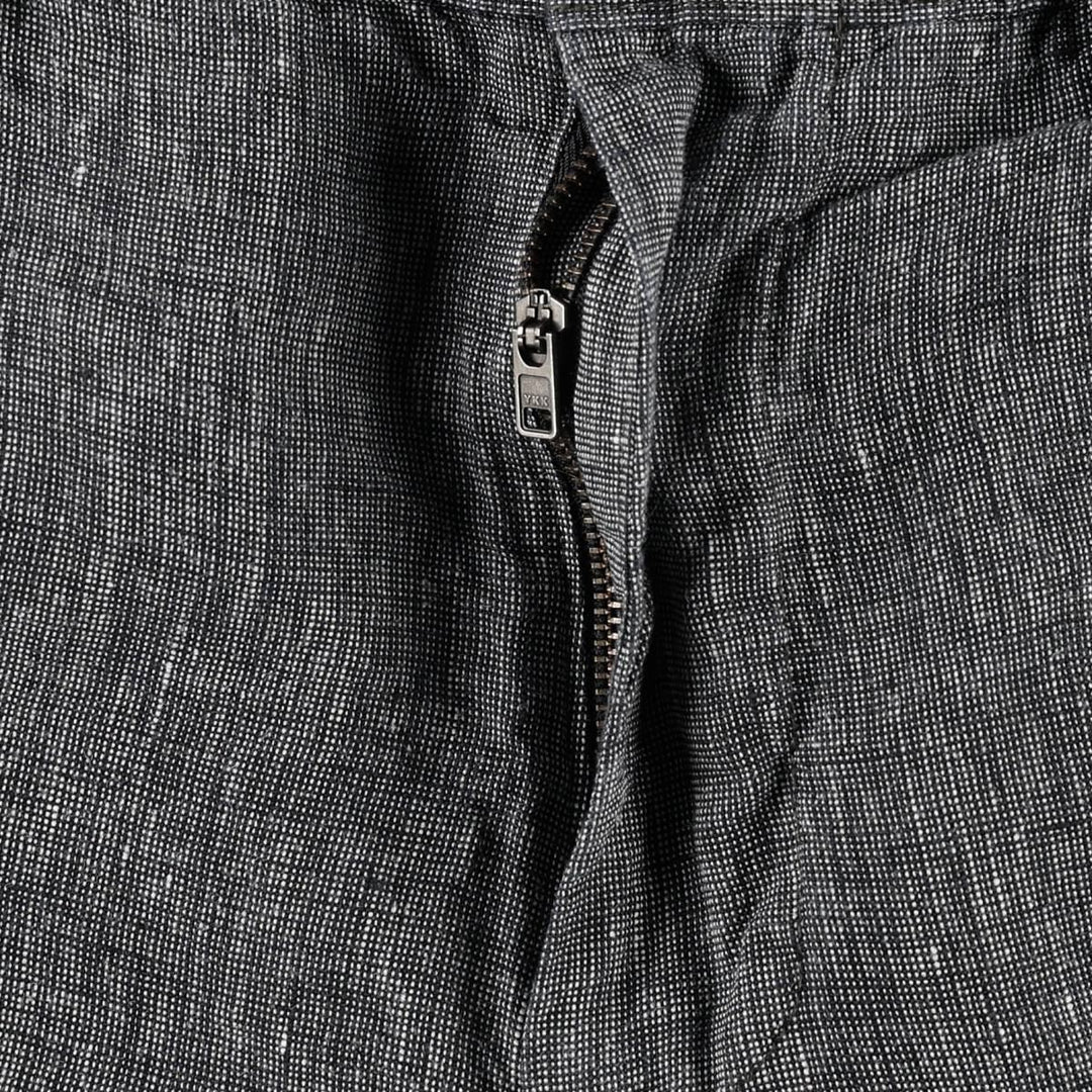 J.Crew linen shorts, men's size W36 (approx.) linen gray type Vintage Second Hand