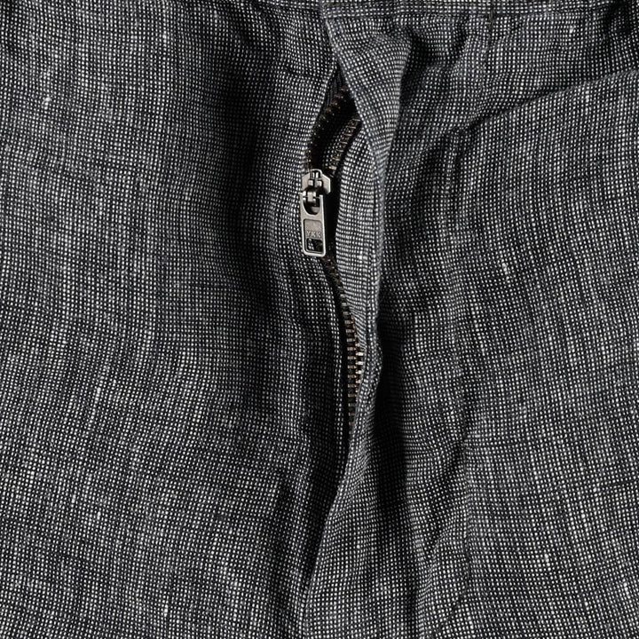 J.Crew linen shorts, men's size W36 (approx.) linen gray type Vintage Second Hand