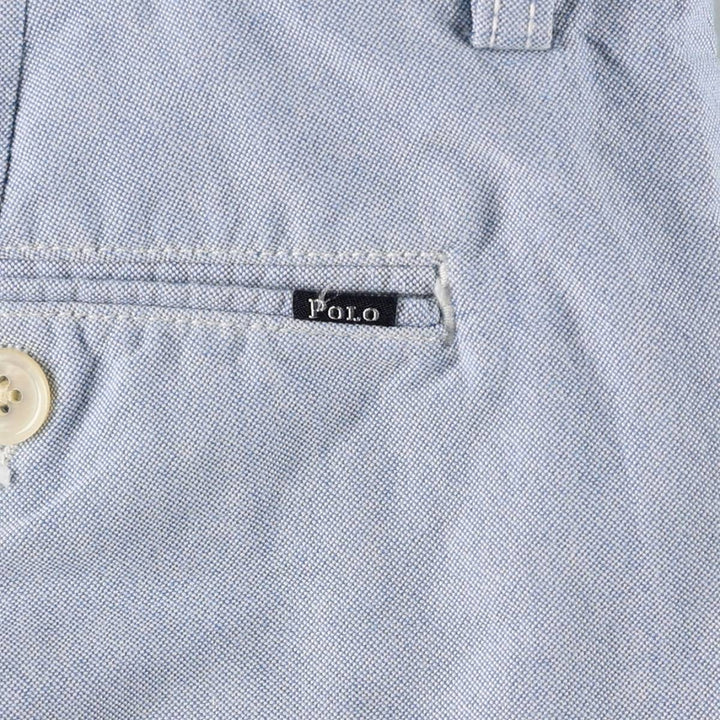 Ralph Lauren POLO RALPH LAUREN CLASSIC FIT 6 Cotton Shorts (Men's size W37 equivalent) cotton Blue type light blue Vintage Second Hand