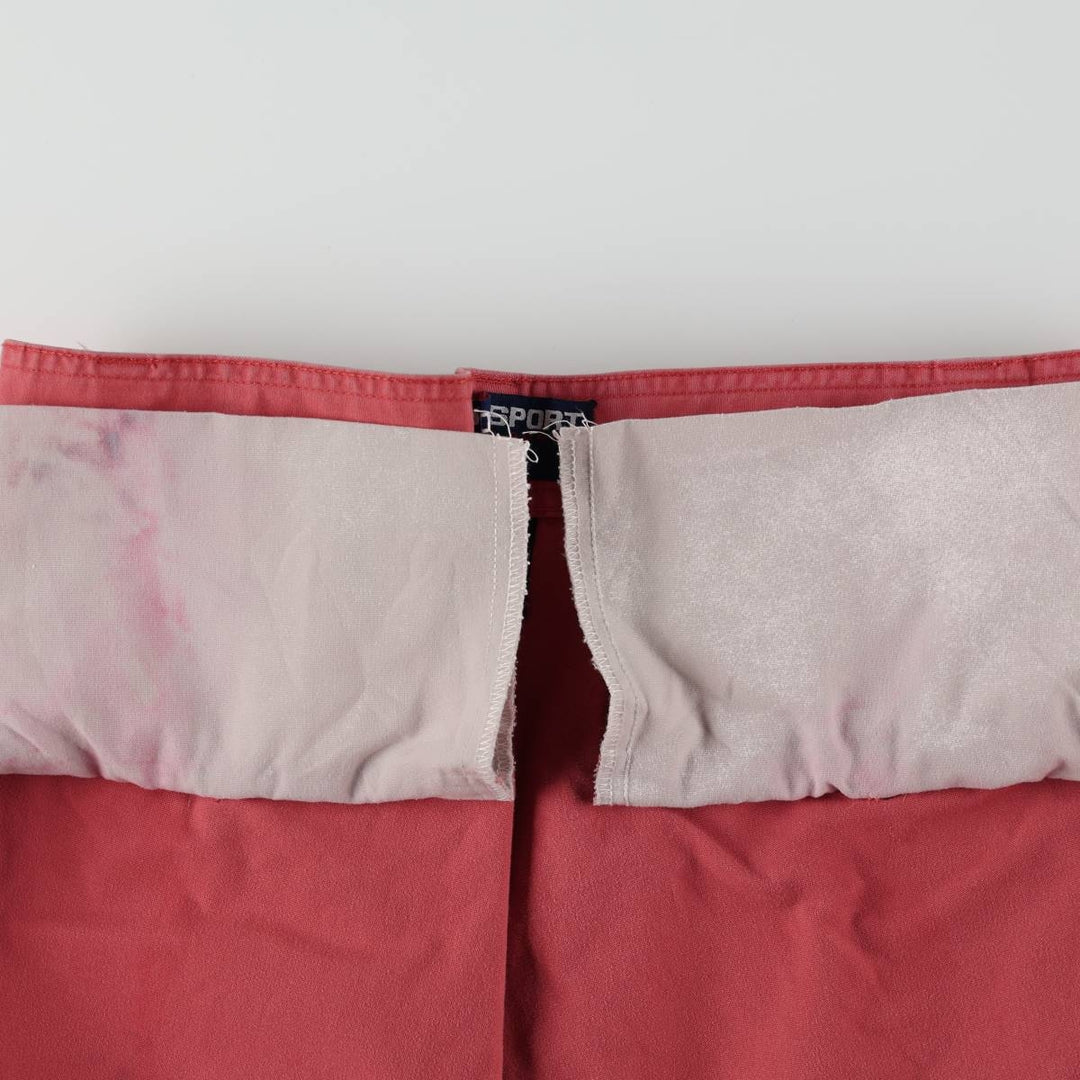 90'S Ralph Lauren Polo Sport One-Pleat Cotton Shorts, Men's Size W34 (approx.), Vintage cotton coral Vintage Second Hand