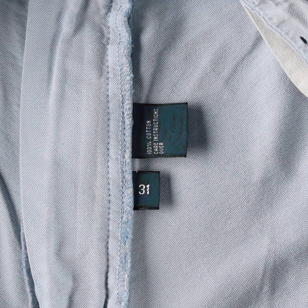 Ralph Lauren POLO by Ralph Lauren TYLER SHORT Two-Pleat Cotton Shorts, Men's Size W30 (approx.) cotton Blue type light blue Vintage Second Hand