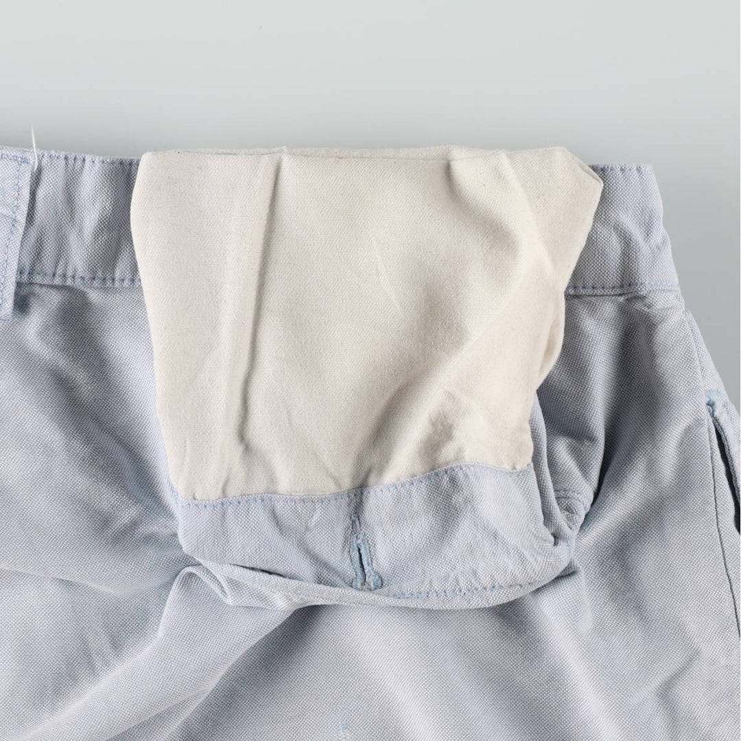 Ralph Lauren POLO by Ralph Lauren TYLER SHORT Two-Pleat Cotton Shorts, Men's Size W30 (approx.) cotton Blue type light blue Vintage Second Hand