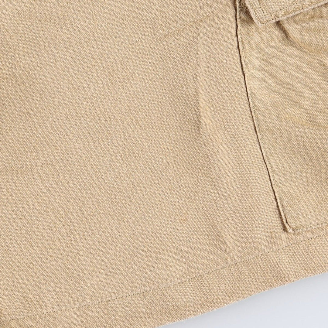 90'S J.Crew Shorts, Cargo Pants, Men's Size W32 (approx.), Vintage linen Beige type Vintage Second Hand