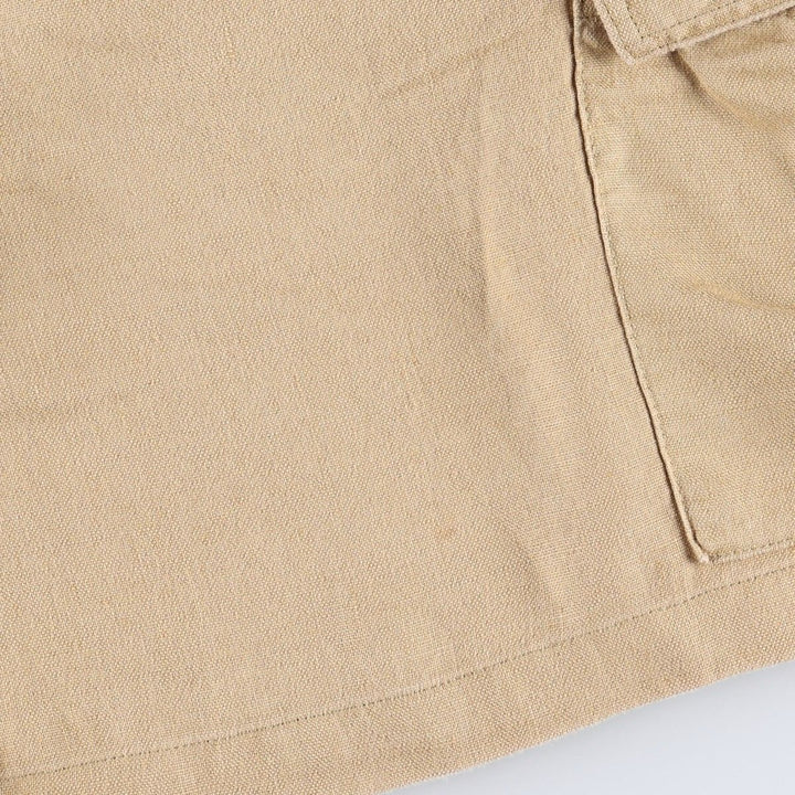 90'S J.Crew Shorts, Cargo Pants, Men's Size W32 (approx.), Vintage linen Beige type Vintage Second Hand