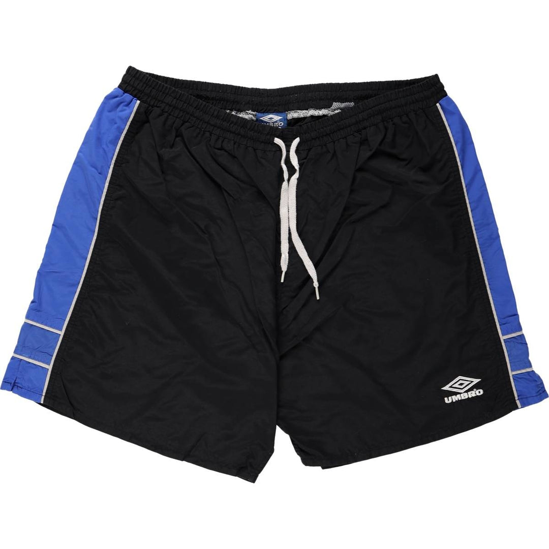 Umbro swim shorts, men's size XL equivalent. Nylon black type Vintage Second Hand