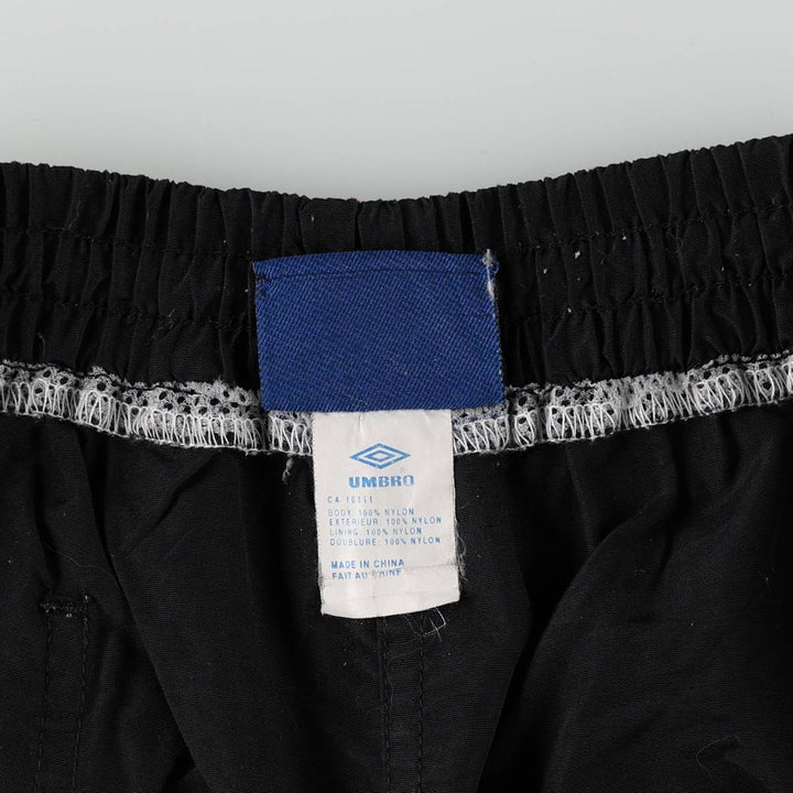 Umbro swim shorts, men's size XL equivalent. Nylon black type Vintage Second Hand