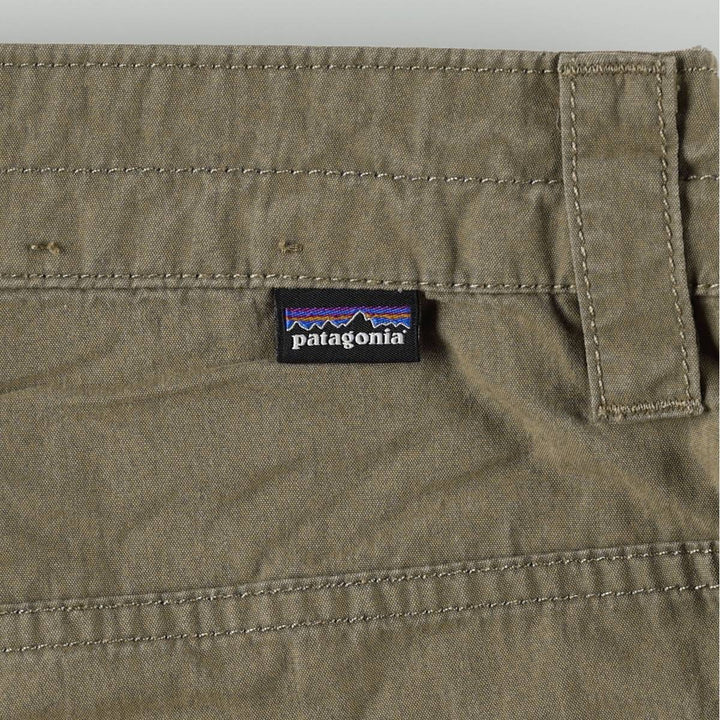 Patagonia 57840SP17 Cotton Shorts, Men's W36 (approx.) cotton Khaki type Vintage Second Hand