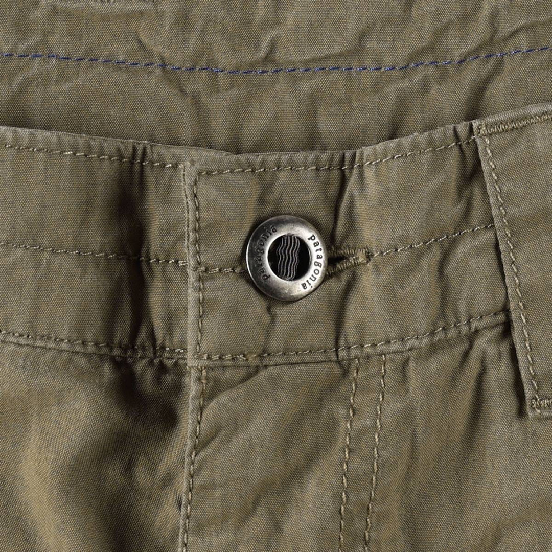 Patagonia 57840SP17 Cotton Shorts, Men's W36 (approx.) cotton Khaki type Vintage Second Hand