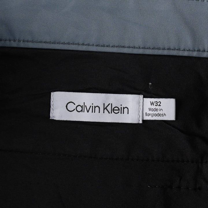 Calvin Klein shorts, men's size W34 (approx.) polyester blue type Vintage Second Hand