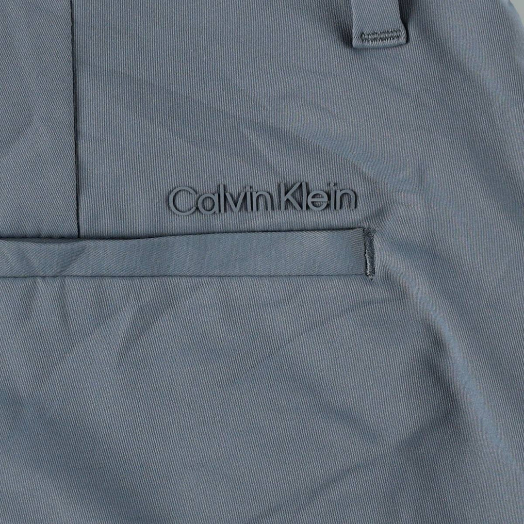 Calvin Klein shorts, men's size W34 (approx.) polyester blue type Vintage Second Hand