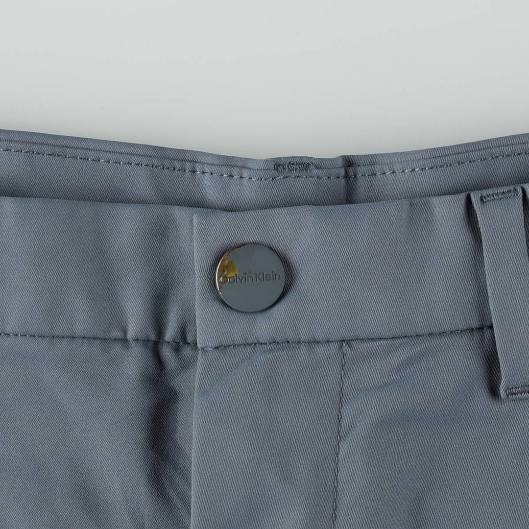 Calvin Klein shorts, men's size W34 (approx.) polyester blue type Vintage Second Hand