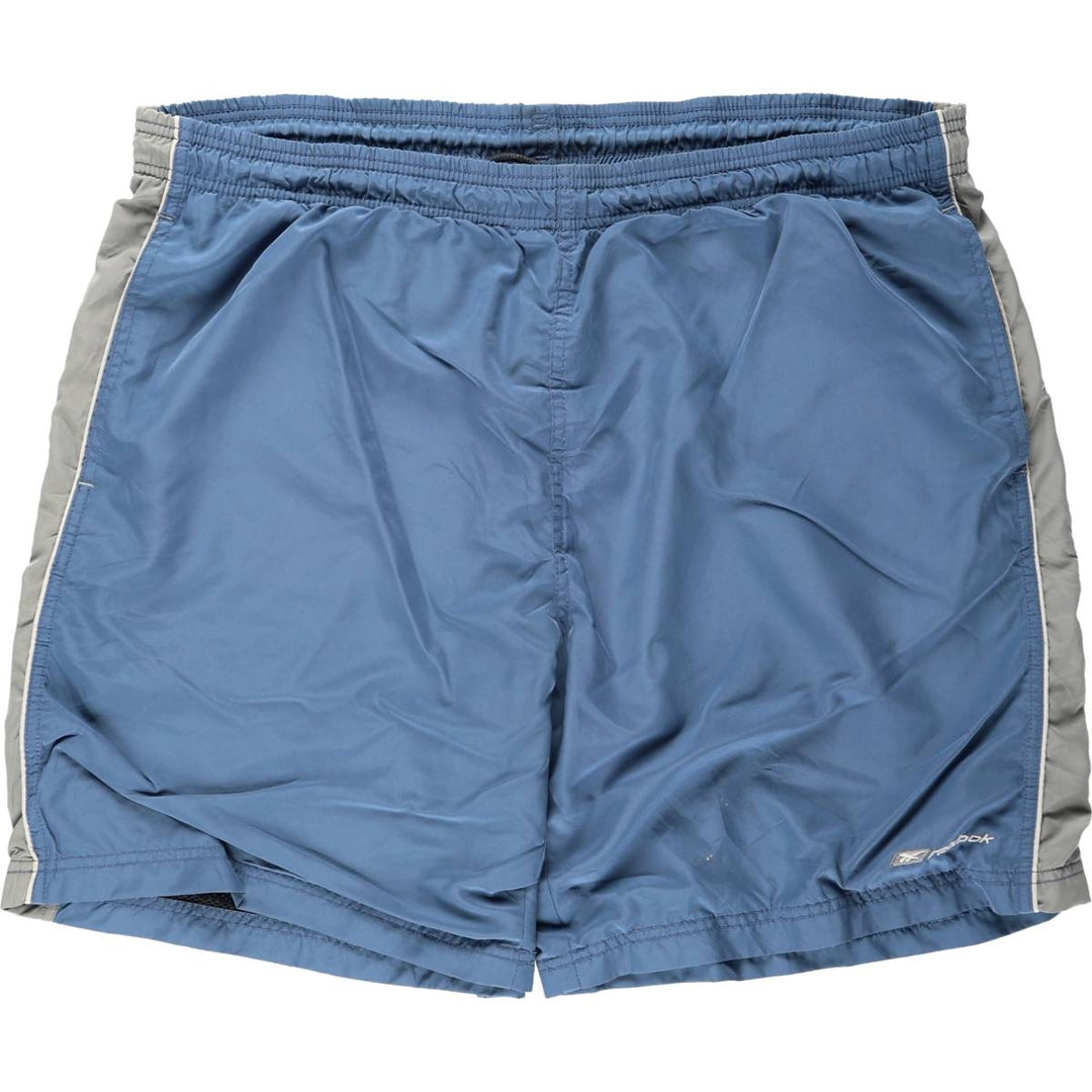 Reebok shorts, men's size L (equivalent) polyester Blue type light blue Vintage Second Hand