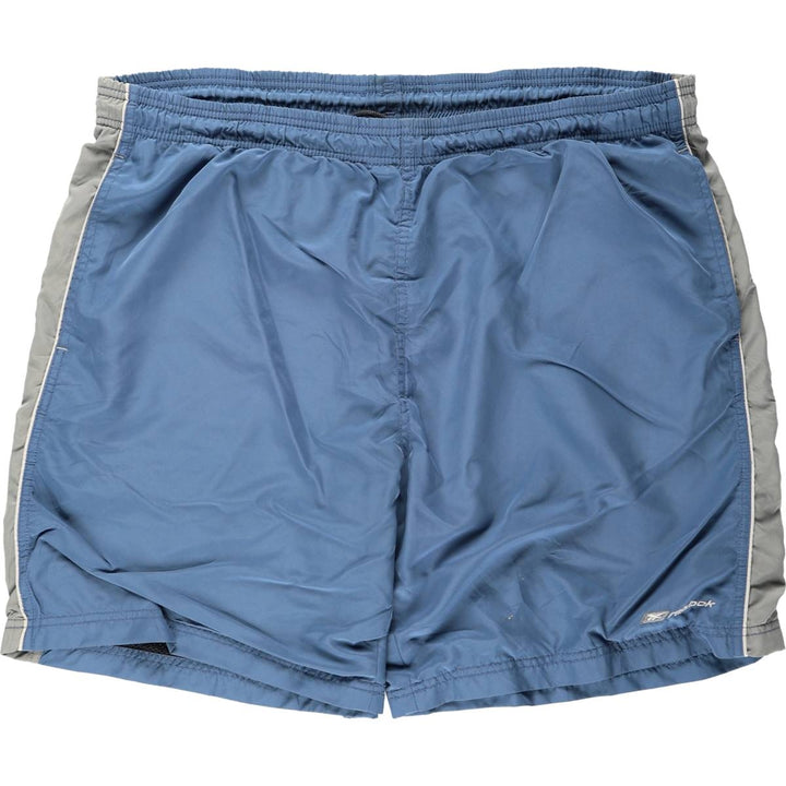 Reebok shorts, men's size L (equivalent) polyester Blue type light blue Vintage Second Hand