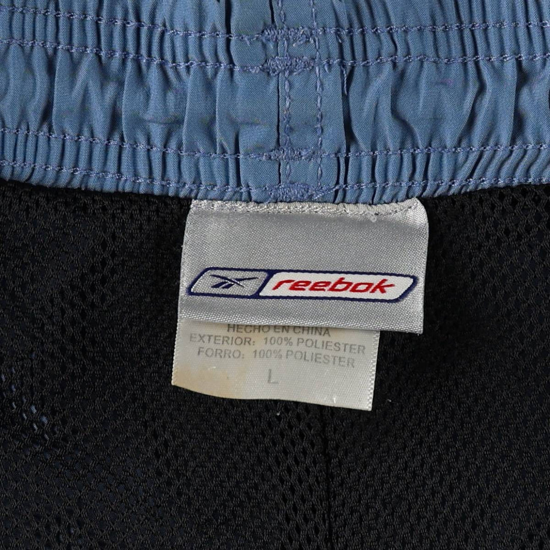 Reebok shorts, men's size L (equivalent) polyester Blue type light blue Vintage Second Hand