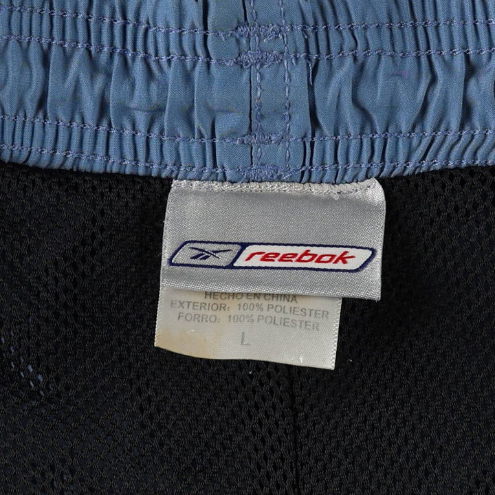 Reebok shorts, men's size L (equivalent) polyester Blue type light blue Vintage Second Hand