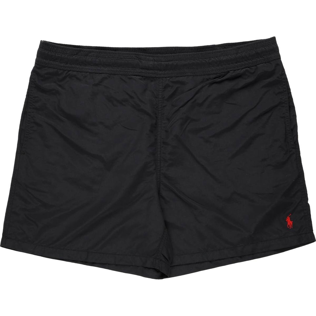 Ralph Lauren POLO by Ralph Lauren swim shorts, men's size L Nylon black type Vintage Second Hand