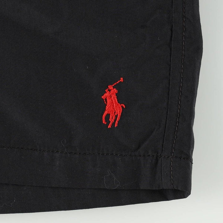 Ralph Lauren POLO by Ralph Lauren swim shorts, men's size L Nylon black type Vintage Second Hand