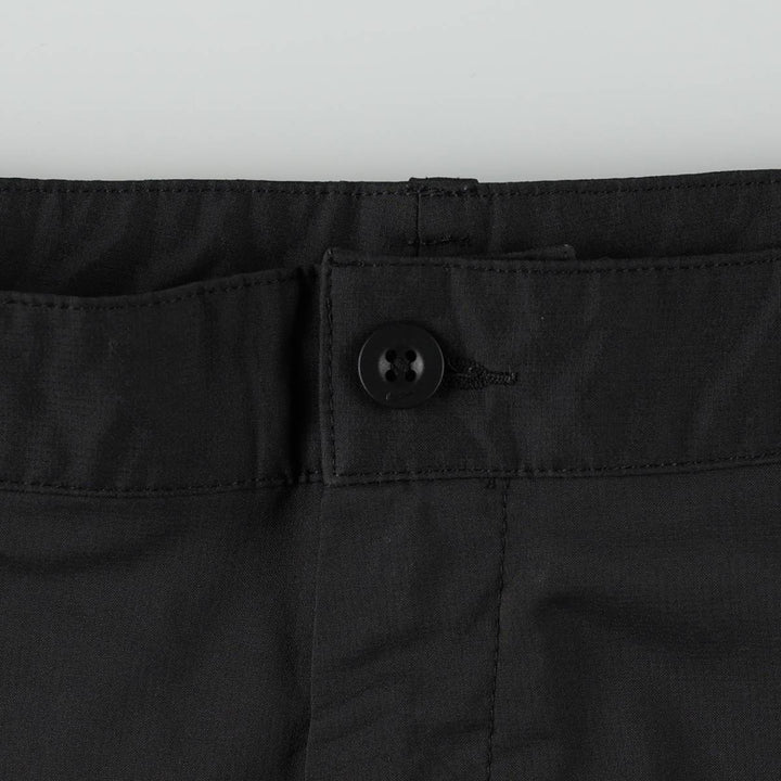 Nike shorts, men's size W37 (approx.) polyester black type Vintage Second Hand
