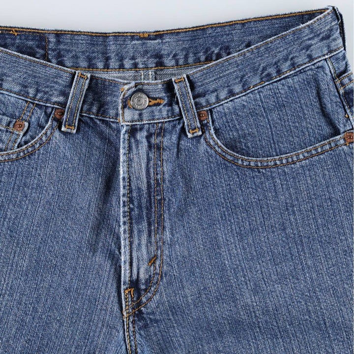 2000'S Levi's 550 Relaxed Fit Denim Shorts, Men's Size W32 cotton blue type Vintage Second Hand