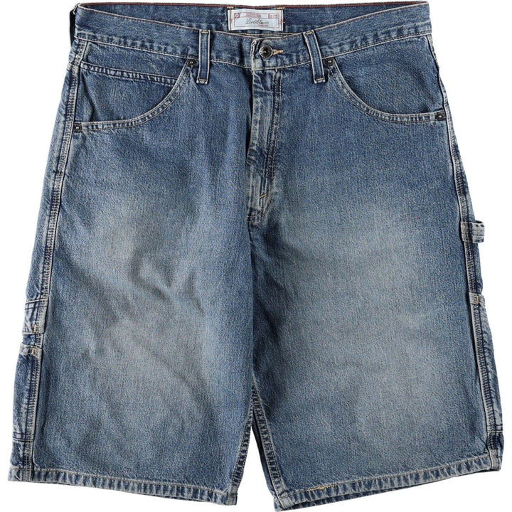 2000'S Levi's Signature Denim Painter Shorts (Men's W36 equivalent) cotton blue type Vintage Second Hand