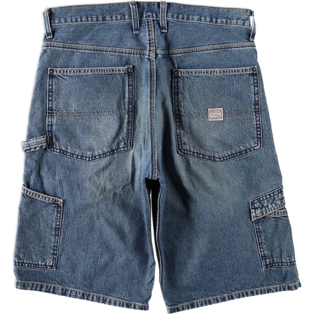 2000'S Levi's Signature Denim Painter Shorts (Men's W36 equivalent) cotton blue type Vintage Second Hand