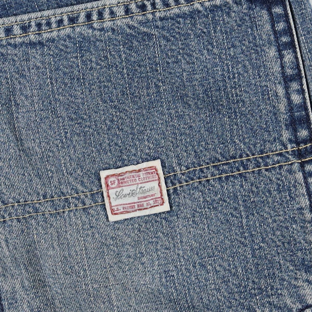 2000'S Levi's Signature Denim Painter Shorts (Men's W36 equivalent) cotton blue type Vintage Second Hand