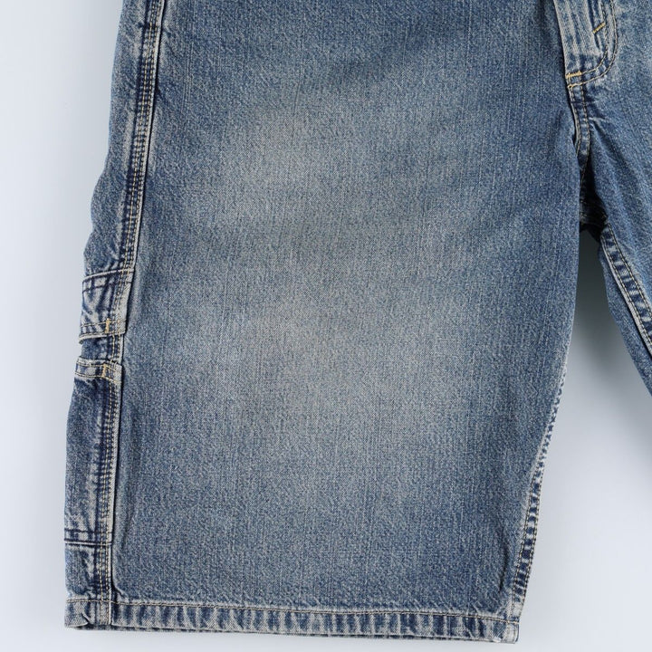 2000'S Levi's Signature Denim Painter Shorts (Men's W36 equivalent) cotton blue type Vintage Second Hand