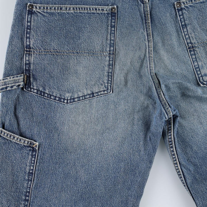 2000'S Levi's Signature Denim Painter Shorts (Men's W36 equivalent) cotton blue type Vintage Second Hand
