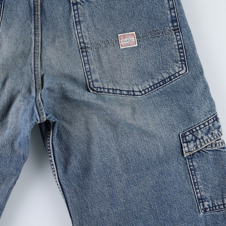 2000'S Levi's Signature Denim Painter Shorts (Men's W36 equivalent) cotton blue type Vintage Second Hand