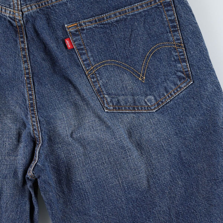 2000'S Levi's 569 Loose Straight Denim Shorts (Men's W37 equivalent) cotton blue type Vintage Second Hand
