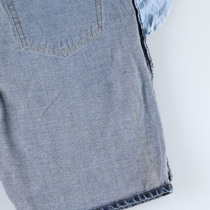 Levi's 505 Straight Fit Denim Shorts (Men's W37 equivalent) cotton blue type Vintage Second Hand