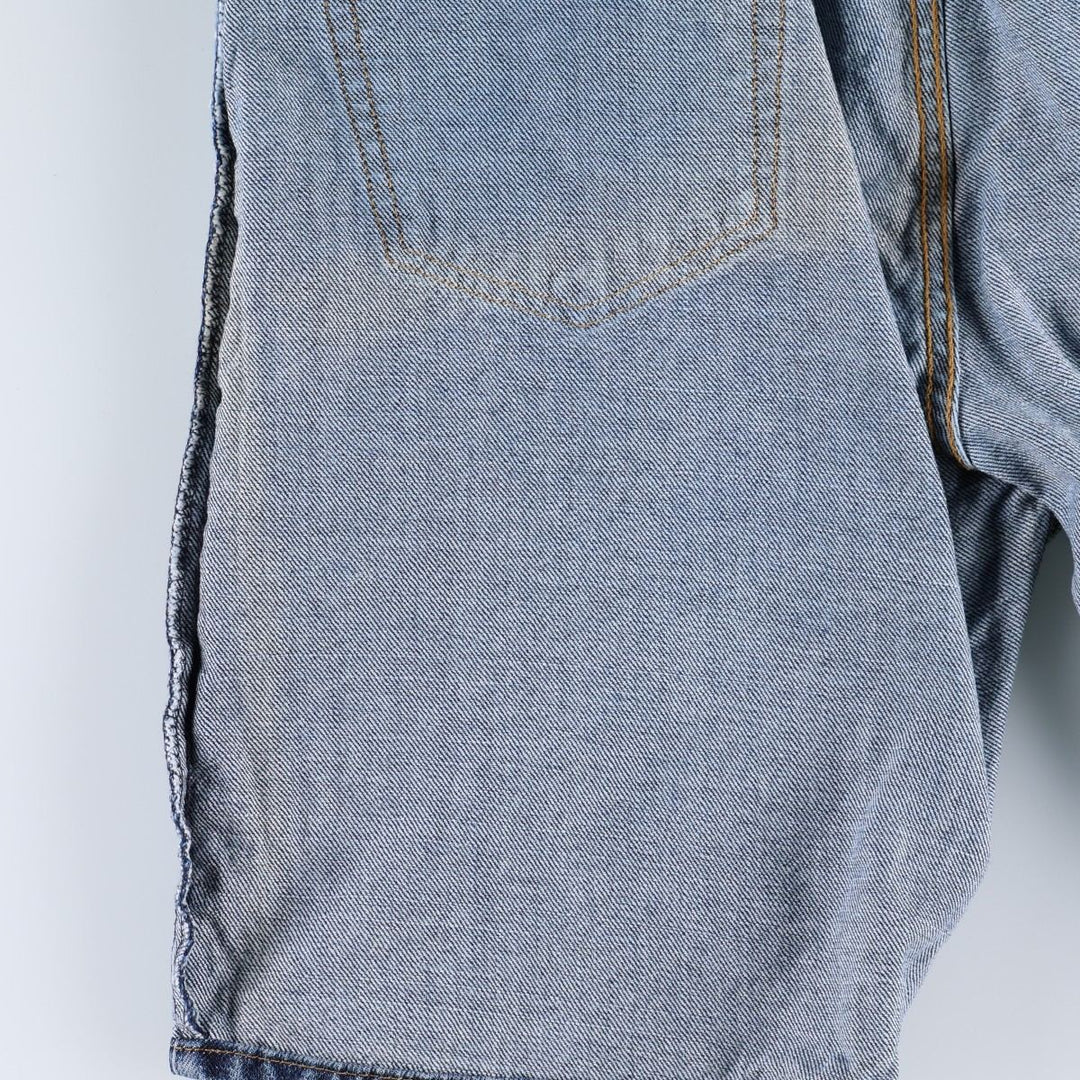 Levi's 505 Straight Fit Denim Shorts (Men's W37 equivalent) cotton blue type Vintage Second Hand