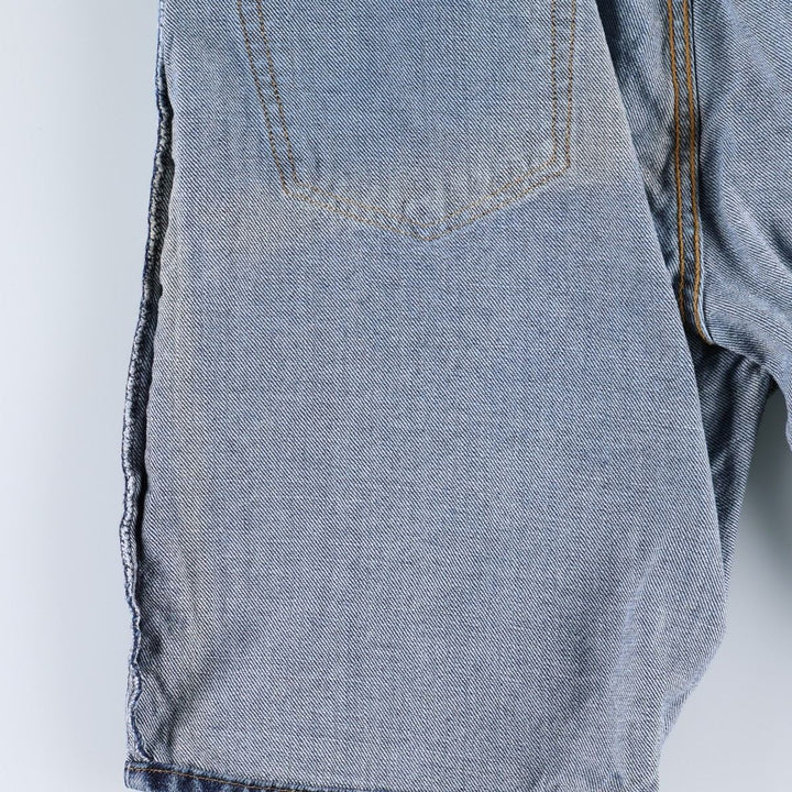 Levi's 505 Straight Fit Denim Shorts (Men's W37 equivalent) cotton blue type Vintage Second Hand