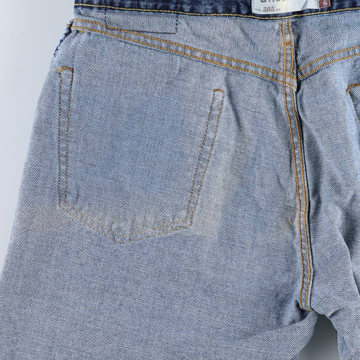 Levi's 505 Straight Fit Denim Shorts (Men's W37 equivalent) cotton blue type Vintage Second Hand