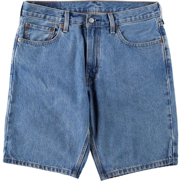 Levi's 405 denim shorts, men's size W35 (approx.) cotton blue type Vintage Second Hand
