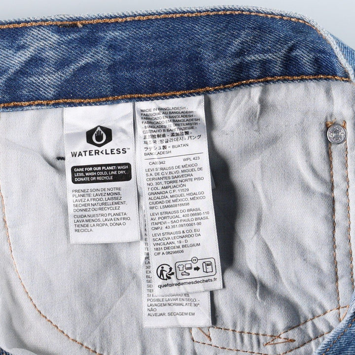 Levi's 405 denim shorts, men's size W35 (approx.) cotton blue type Vintage Second Hand